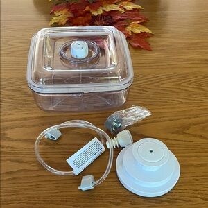 Food Saver Marinade Dish Vacuum Sealer Container with Accessories Jar Sealer